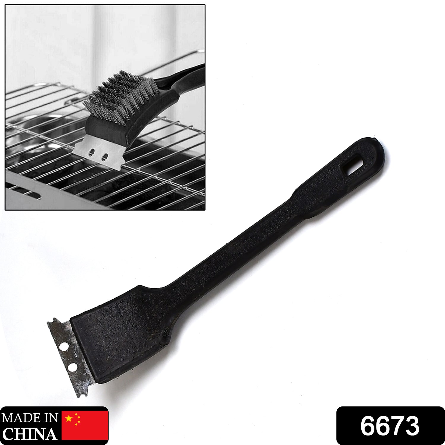 6673 Sharp Blade With Scrap Cleaning hard Wire Brush 