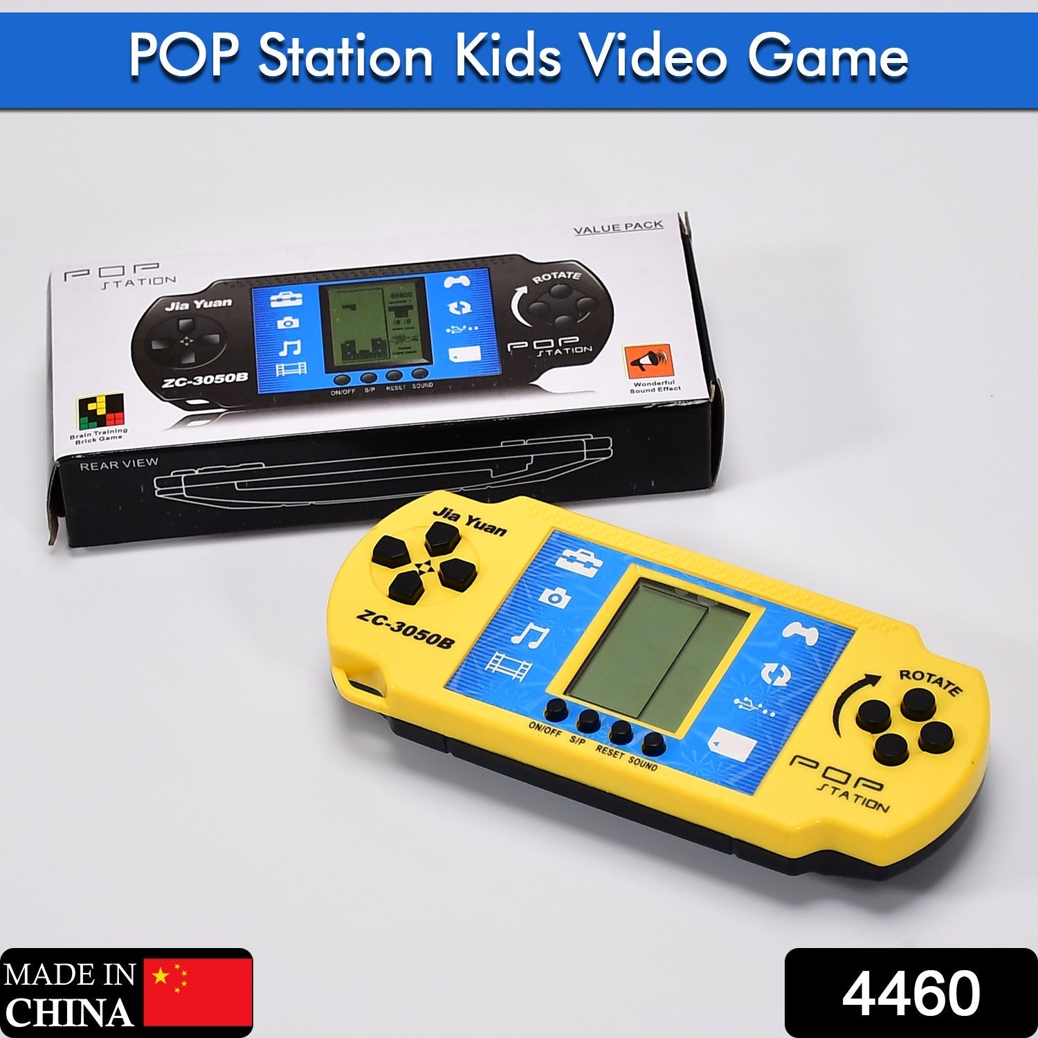 4460 Handheld Video Game POP Station Pocket Game Toy. 