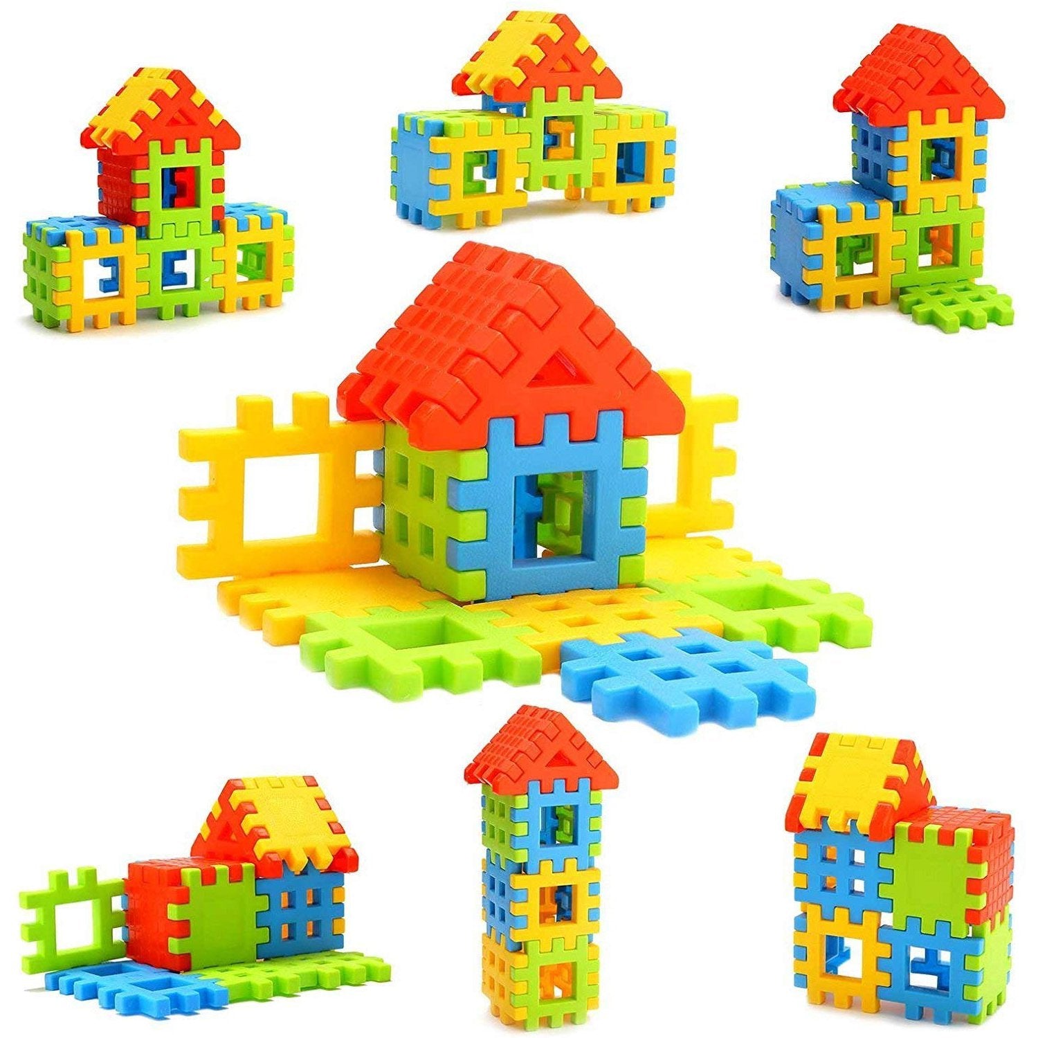3911A 176PCS HOUSE BLOCKS TOY USED IN ALL KINDS FOR ENJOYING PURPOSES 