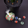 4019 Glass Gem Stone, Flat Round Marbles Pebbles for Vase Fillers, Attractive pebbles for Aquarium Fish Tank. 