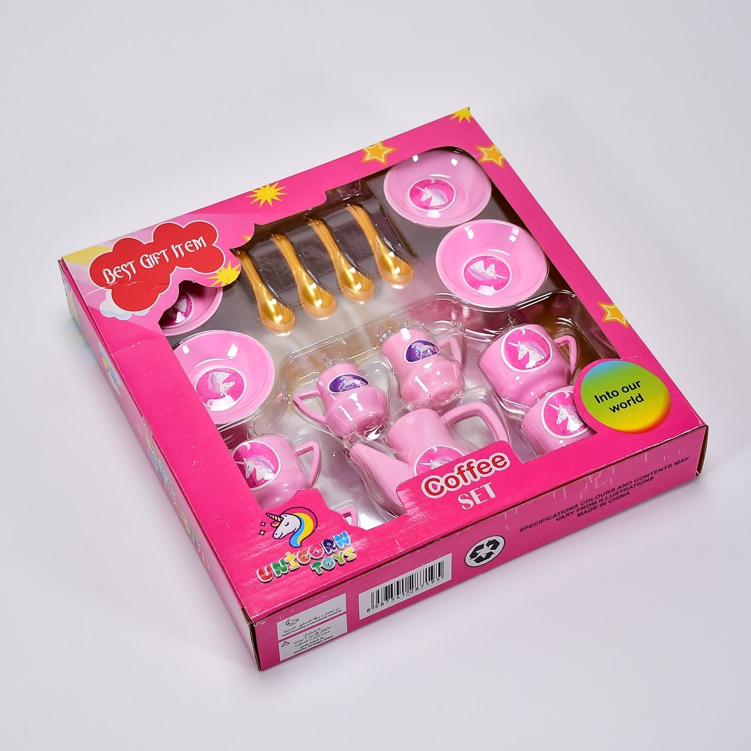 4459 ﻿Tickles Tea toy Set | Coffee Kitchen Plastic Set Toy for Kids, Boys & Girls (15Pcs) 