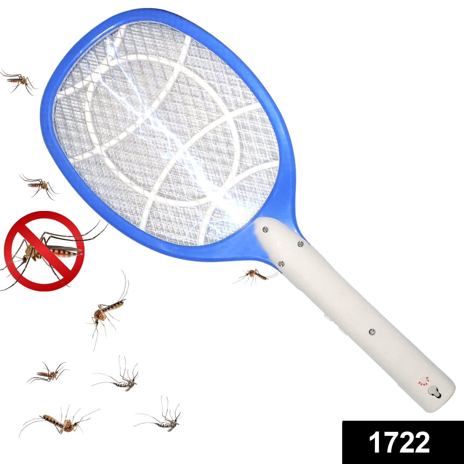 1722 Anti Mosquito Racket - Rechargeable Insect Killer Bat 