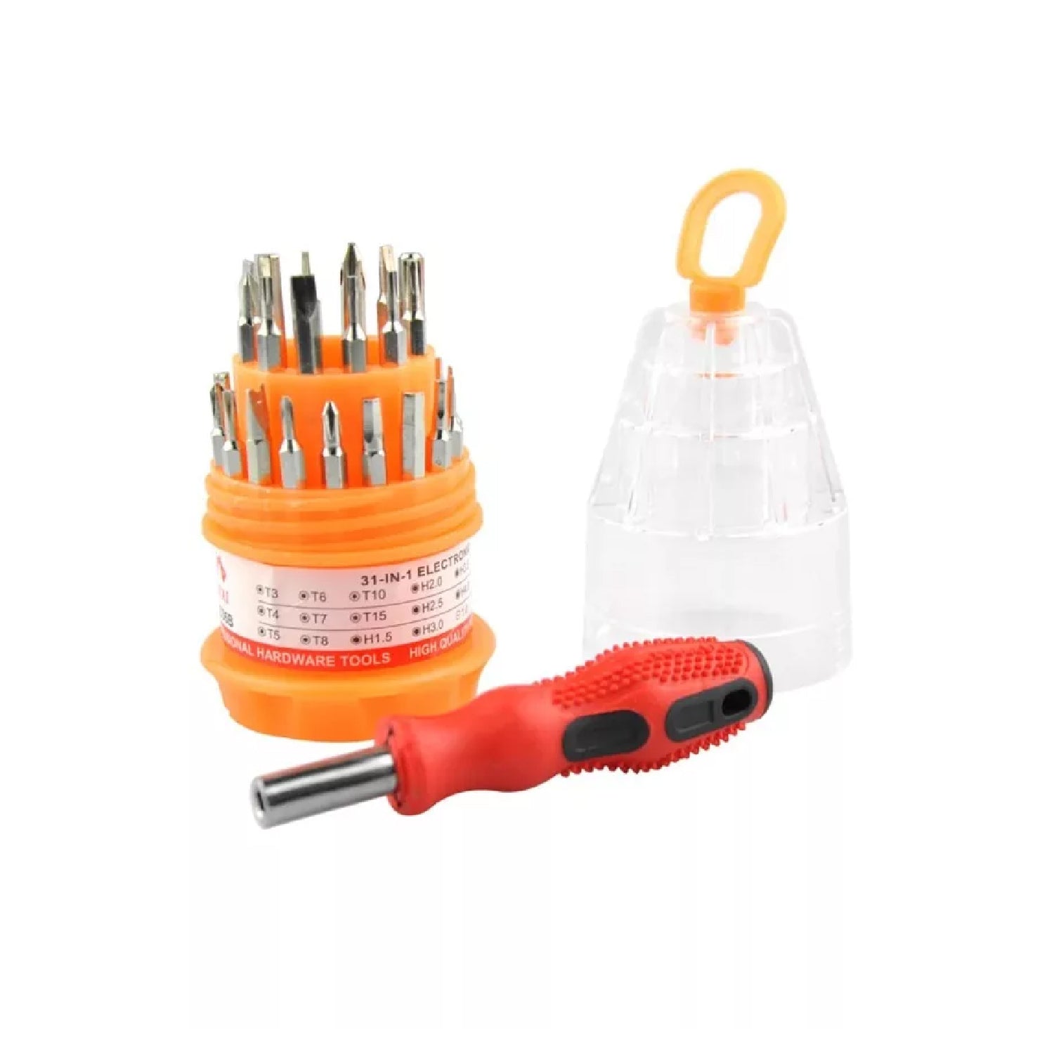 9110 (SET OF 4PC) SCREWDRIVER SET, STEEL 31 IN 1 WITH 30 SCREWDRIVER BITS, PROFESSIONAL MAGNETIC DRIVER SET 