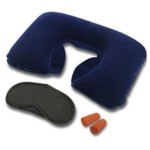 505 -3-in-1 Air Travel Kit with Pillow, Ear Buds & Eye Mask DEALS BAAZAR WITH BZ LOGO