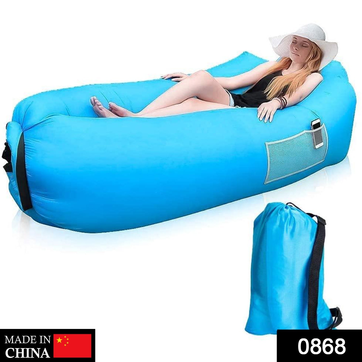 0868 Camping Inflatable Lounger Sofa 