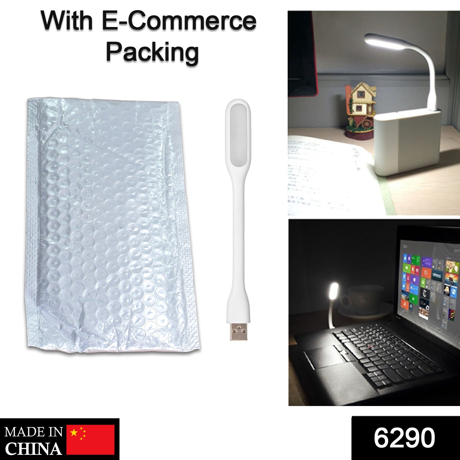 6290 USB LED Light Lamp With E Commerce Packing 
