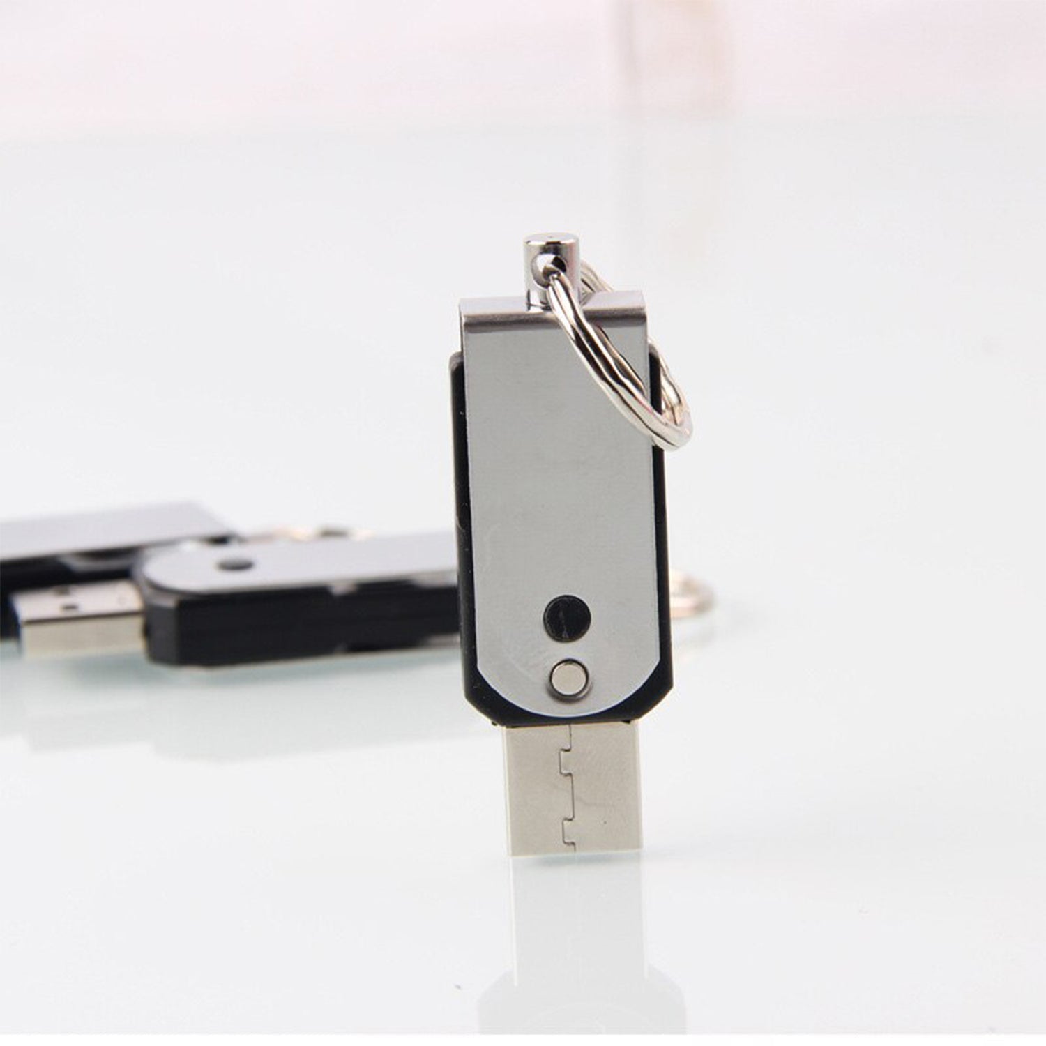 7637 USB Mini Portable Lighters With Thin Metal Creative 