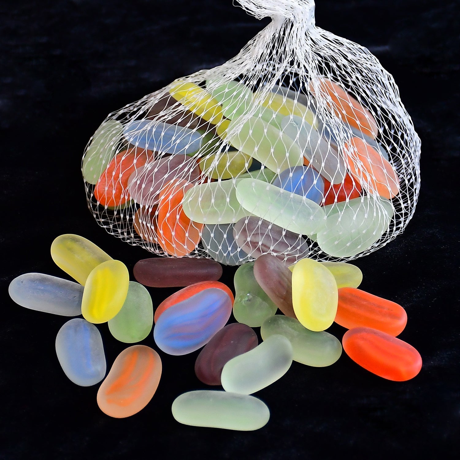 4015 Glass Gem Stone, Flat Round Marbles Pebbles for Vase Fillers, Attractive pebbles for Aquarium Fish Tank. 