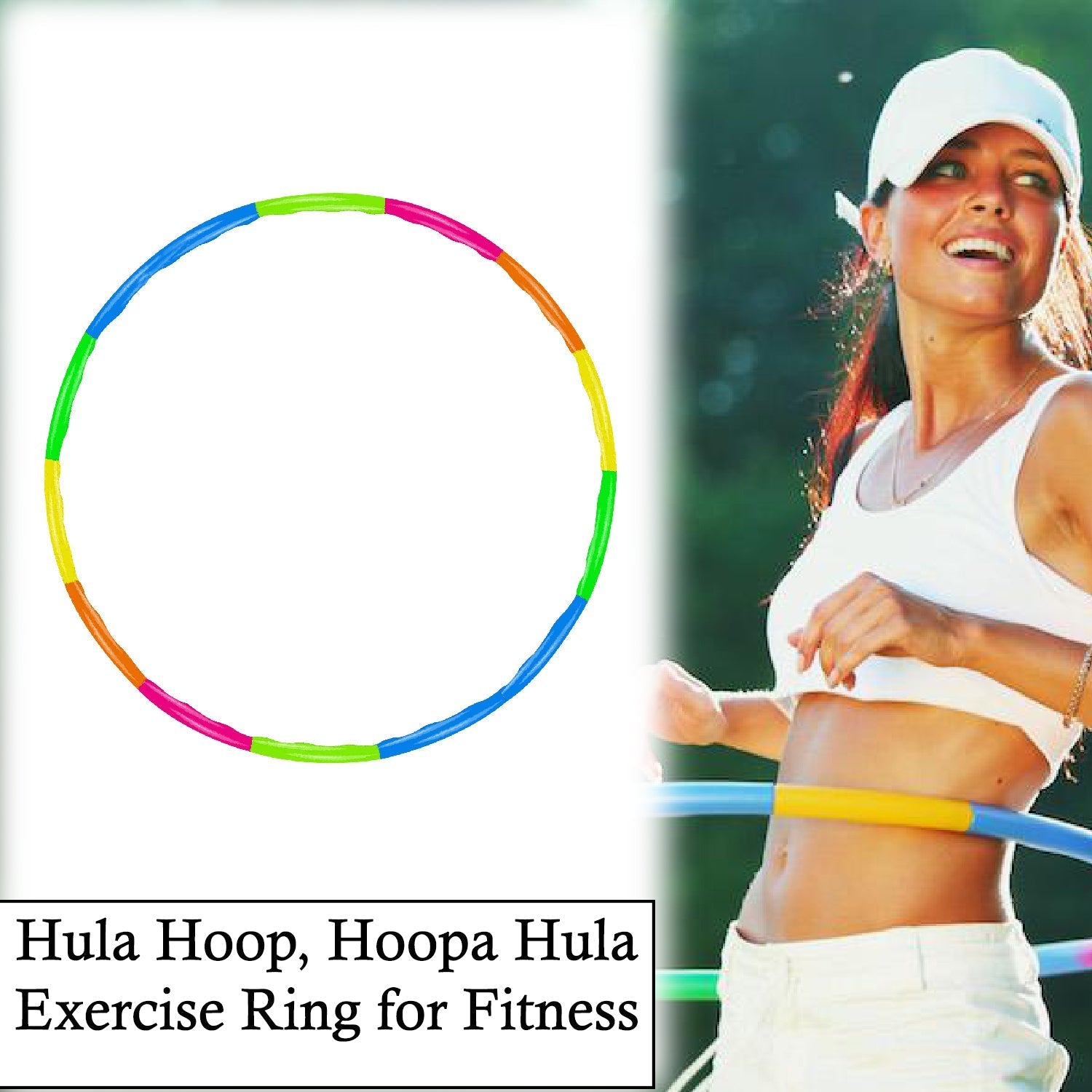 1664 Hula Hoop, Hoopa Hula, Exercise Ring for Fitness 
