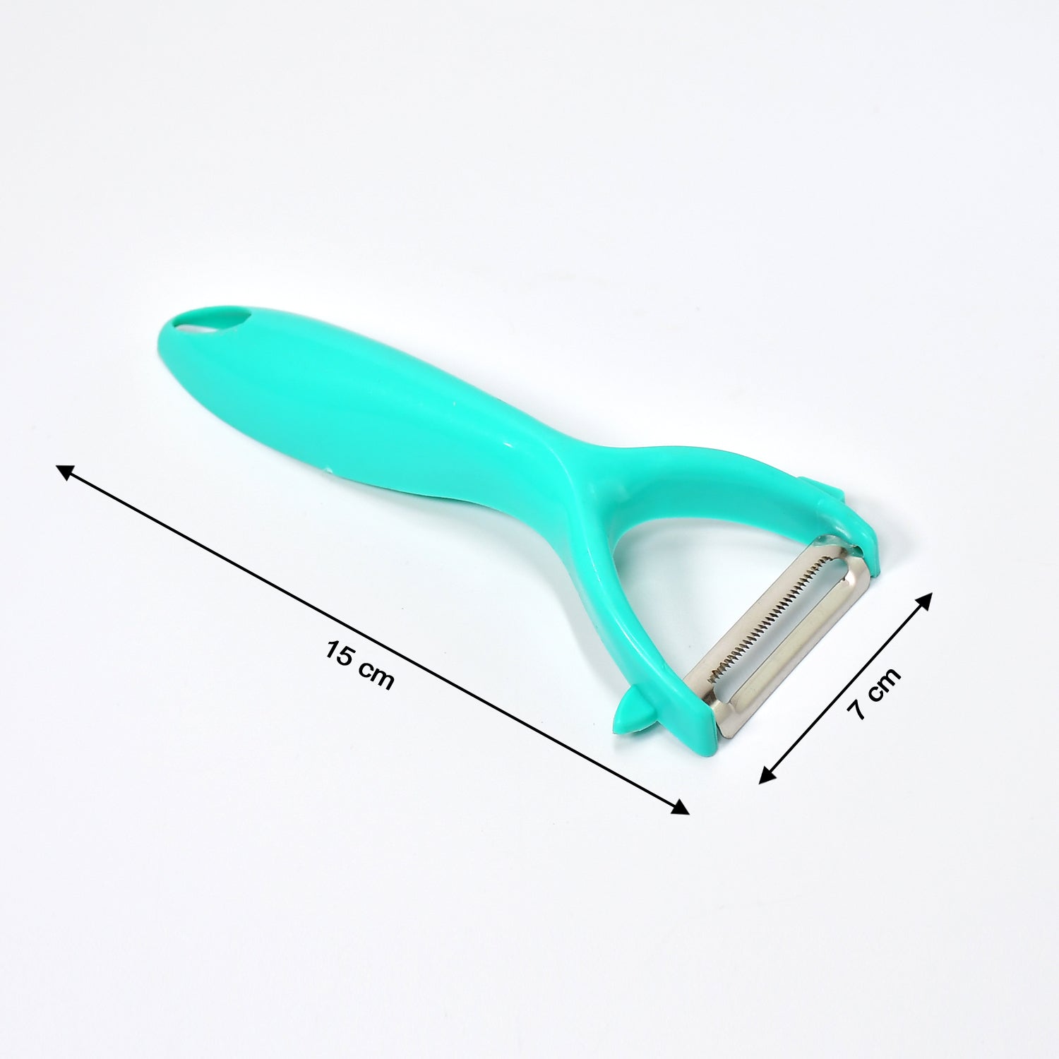 2115 Multi-Function Non-Slip Handle steel Blade Peeler for Kitchen (1pc) 